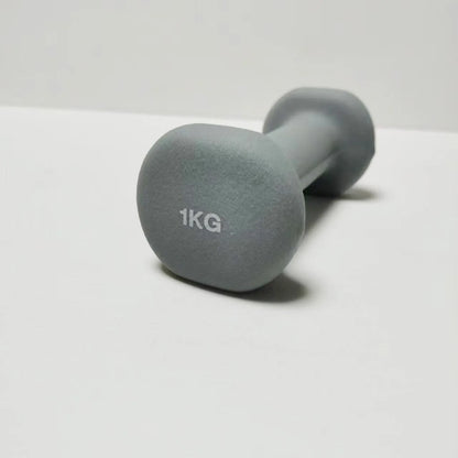 1Pc Dipped Dumbbells 0.5-1.5Kg Fitness Dumbbell Women Teens Children Cast Iron Mini Portable Dumbbells for Home Office Gym