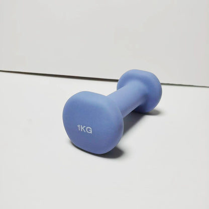 1Pc Dipped Dumbbells 0.5-1.5Kg Fitness Dumbbell Women Teens Children Cast Iron Mini Portable Dumbbells for Home Office Gym